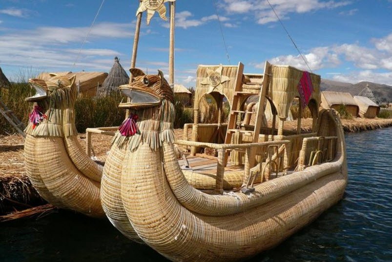 Uros Floating Islands, Lake Titicaca, Puno Region, Peru
